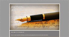 Desktop Screenshot of fictionandart.com